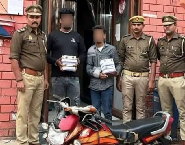 हुसैनगंज पुलिस की चेारी की घटनाओ पर कडी कार्यवाही,दो शातिर चोर गिरफ्तार